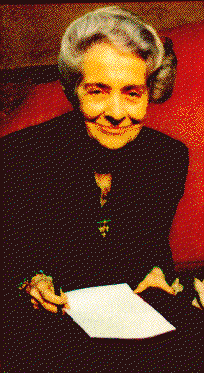Rita Levi-Montalcini, Nobel Laureate, 1986.